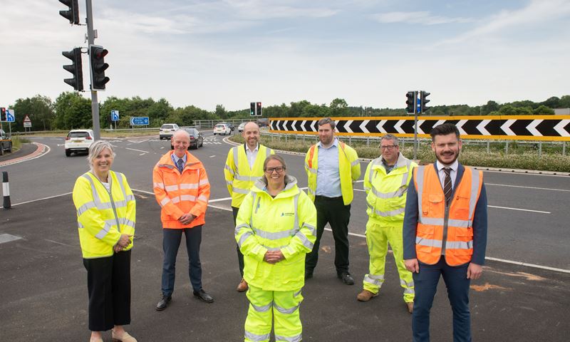 Business leaders praise improvements to major road junction